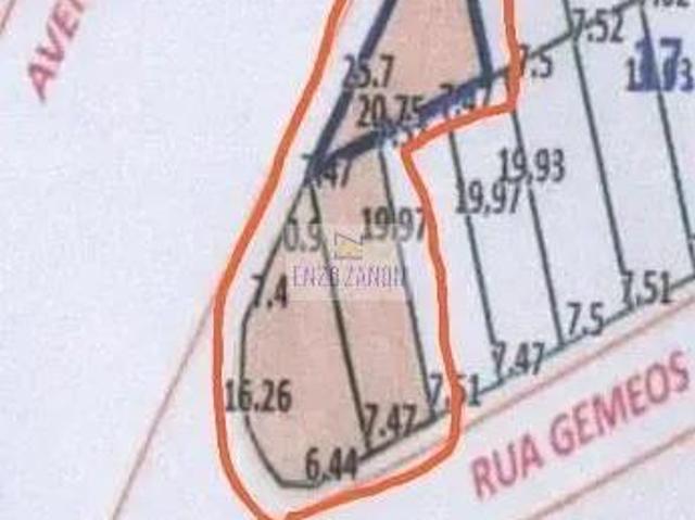 Terreno à venda, 488 m² por R$ 2.500.000,00 Vila Guiomar Santo André/SP