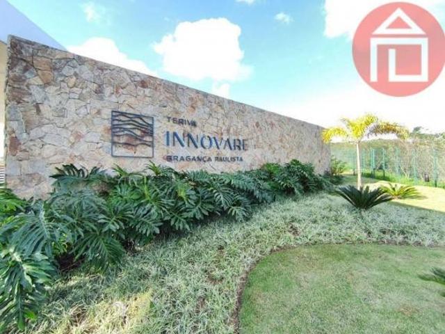 Terreno à venda, 591 m² por R$ 469.500,00 Condomínio Residencial Teriva Innovare Bragança Paulis