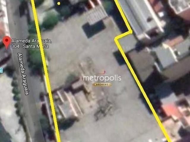 Terreno à venda, 6200 m² por R$ 18.600.000 Santa Maria São Caetano do Sul/SP