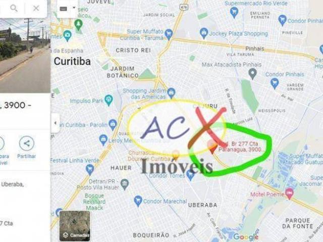 Terreno à venda, 7836 m² por R$ 9.400.000,00 Uberaba Curitiba/PR