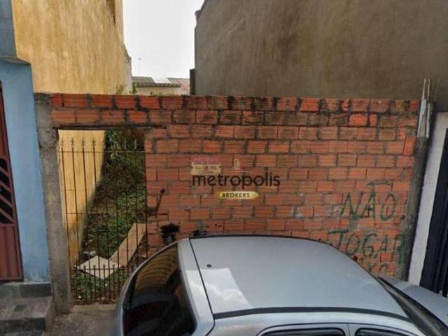 Terreno à venda, 84 m² por R$ 115.000,00 Jardim Irene Santo André/SP