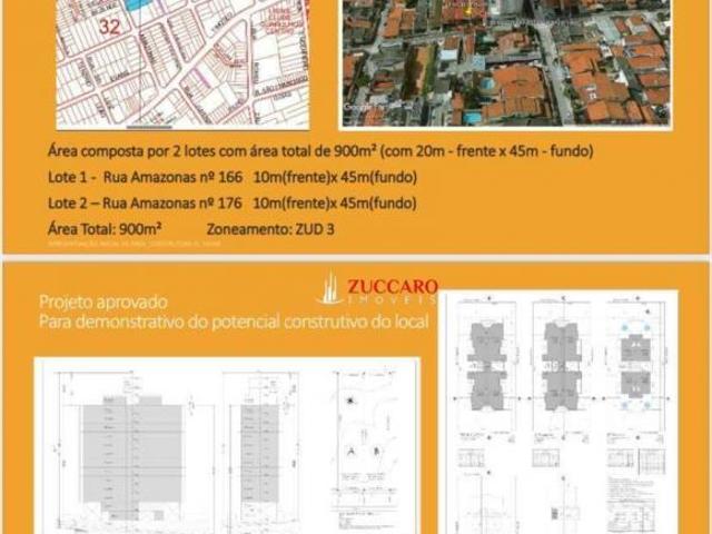 Terreno à venda, 900 m² por R$ 3.600.000,00 Vila Rosália Guarulhos/SP