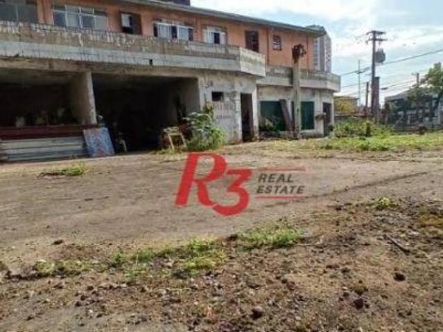 Terreno à venda, 933 m² por R$ 9.900.000,00 Boqueirão Santos/SP