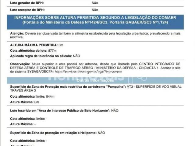 Terreno à Venda, Caiçaras, Belo Horizonte
