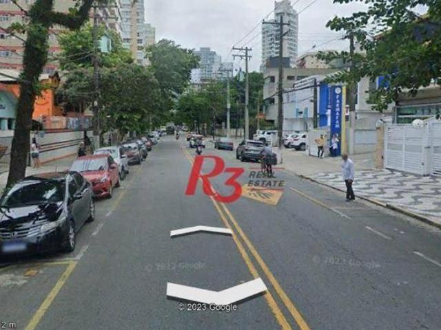 Terreno a venda, de 351 m², Gonzaga, Santos SP