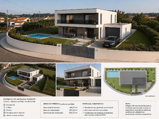 Terreno à venda em Macieira da Maia, Vila do Conde RE/MAX Portugal