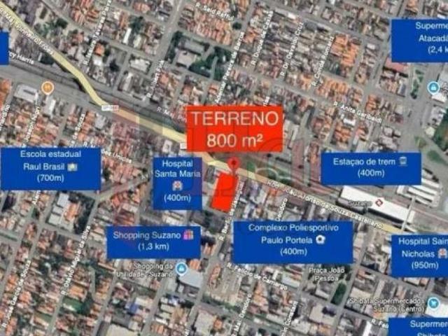 TERRENO A VENDA EM SUZANO EXCELENTE LOCALIZAÇÃO