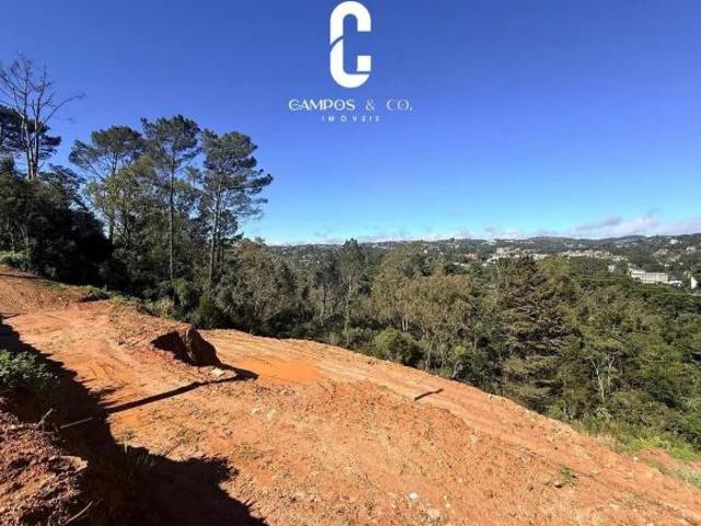 Terreno à venda no bairro Atalaia em Campos do Jordão 1.225 m² com terraplanagem e projeto aprovado