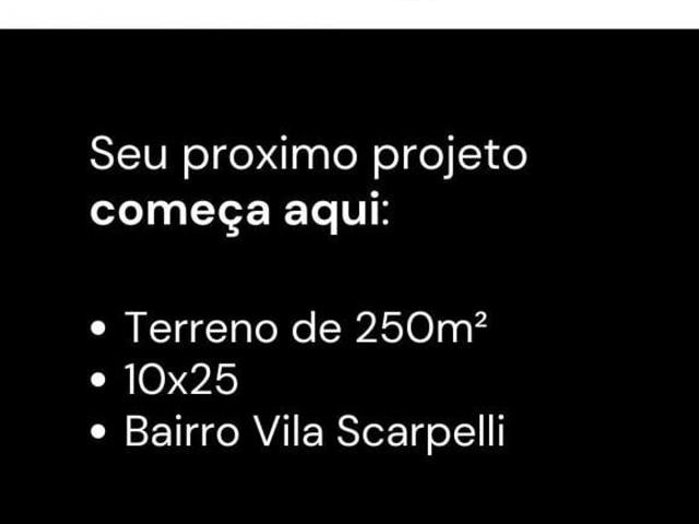 Terreno à venda na Vila Scarpelli