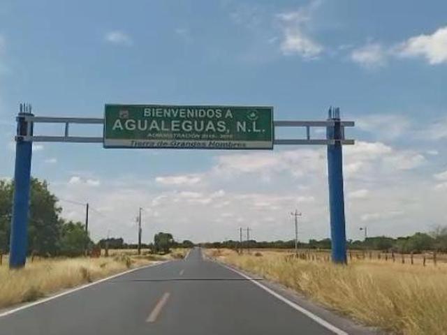 TERRENO AGUALEGUAS NUEVO LEON EN ESQUINA DESMONTADO