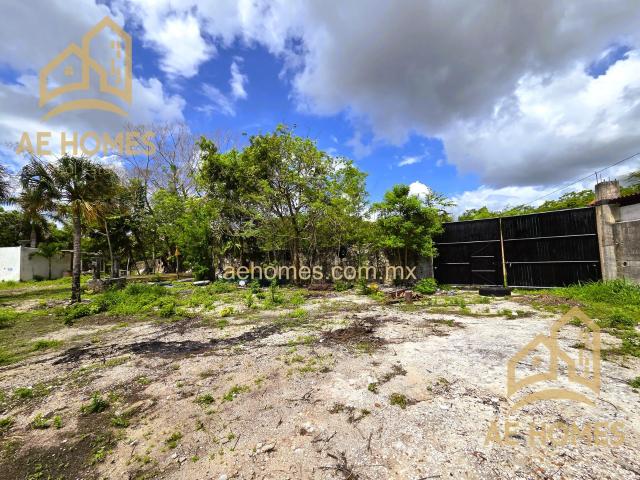 TERRENO BARDEADO EN RENTA EN CANCUN DE 5000M2 EN CARRETERA LIBRE A MERIDA