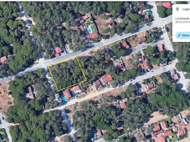 Terreno c/ Projeto Aprovado – Lagoa de Albufeira Sesimbra