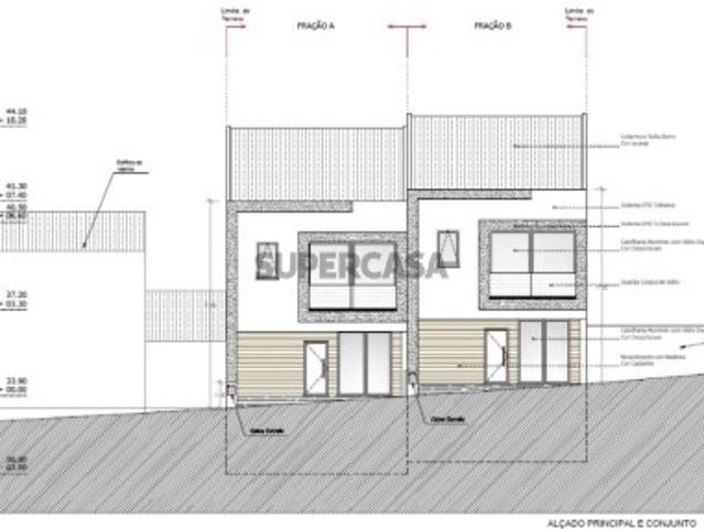 Terreno central no Bombarral para 2 moradias com projeto aprovado