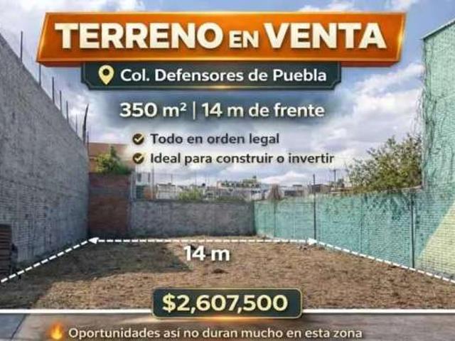Terreno col Defensores de Puebla Morelia