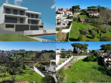 Terreno com 4392 m2, projecto de arquitetura para condomínio de 4 moradias, a 5 minutos de Sesimbra