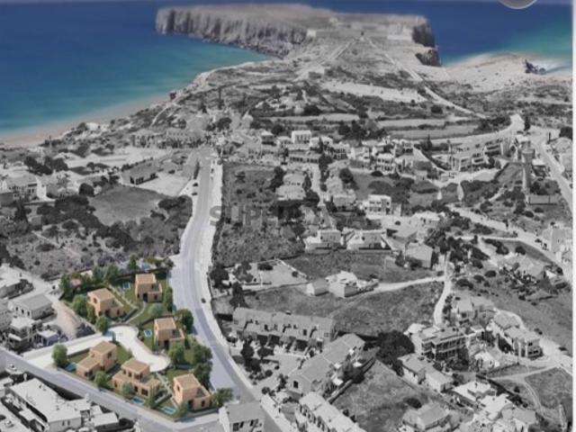 Terreno com 6 lotes para 6 moradias isoladas com piscina, perto da praia da Mareta, Sagres, Algarve