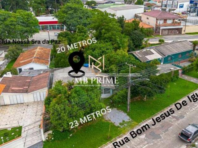 Terreno com 763 Metros,com 2 frentes no Boqueirão Curitiba/PR