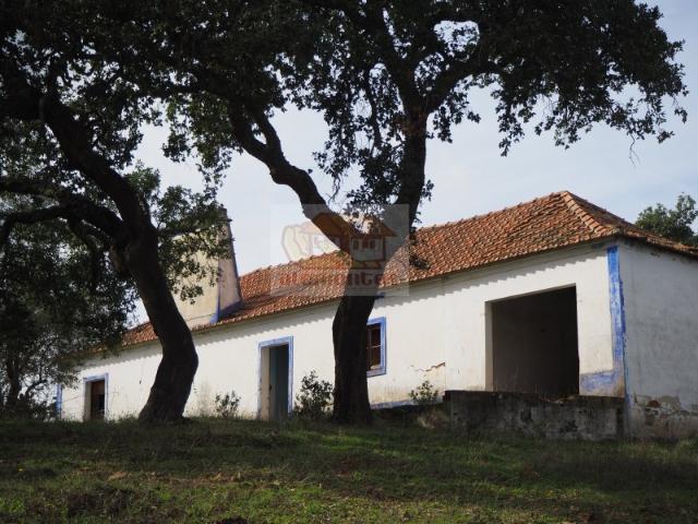 PROJECTO APROVADO para HOTEL RURAL Terreno com 12 hectares e ruína a 20 minutos das praias da Comporta