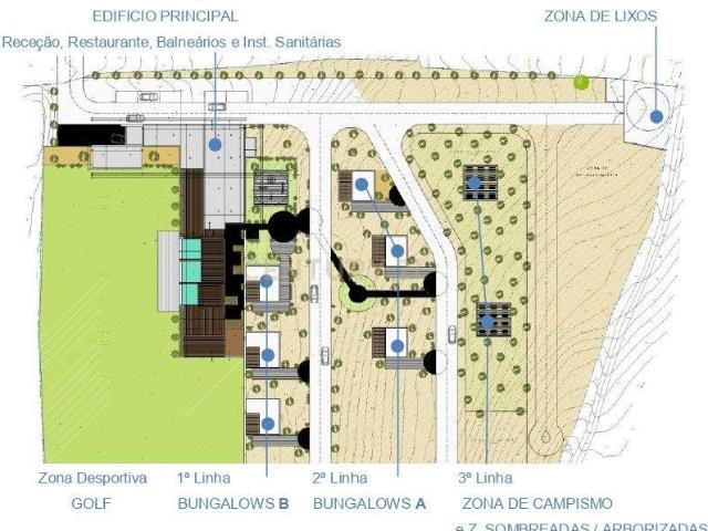 Terreno com 19320 m2 com Projecto Aprovado para Empreendimento Turístico