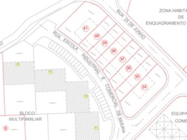Terreno com 202 m2, para construção de Vivenda Na Quinta de Santa Justa, em Moura