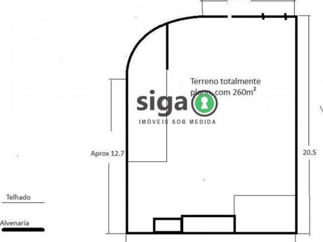 TERRENO COM 260 METROS PARA VENDA NA REGIAO DO CAMPO LIMPO