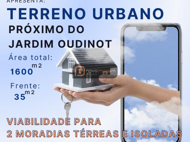 Terreno com viabilidade para 2 moradias térreas e isoladas