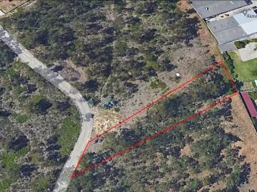 Terreno com área de 800m2