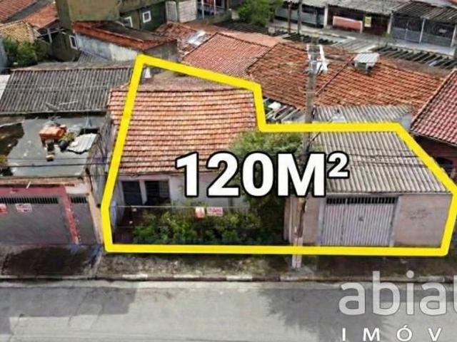 Terreno com casa à venda com 120m² Cidade Intercap Taboão da Serra/SP