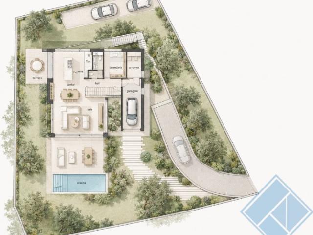 Terreno com Projeto Aprovado para Moradia T4 com Piscina | Areias de Pêra Algarve