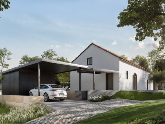 Terreno com Projeto Aprovado para Moradia de Luxo V4 com Piscina e Jardim Amplo
