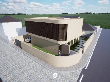 Terreno com Projeto Aprovado para Moradia Moderna com Piscina