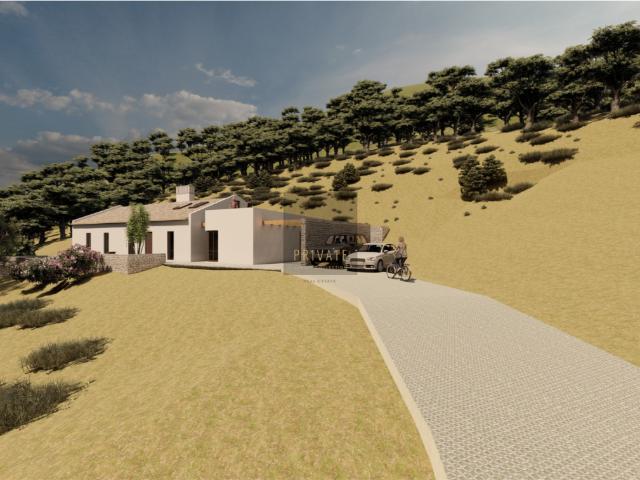 Terreno com projeto aprovado para uma moradia perto de Faro