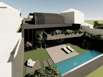 Terreno com Projeto de arquitetura aprovado pronto a iniciar a contrução licença a pagamento