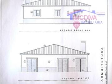 Terreno com ruína e projeto de construção aprovado