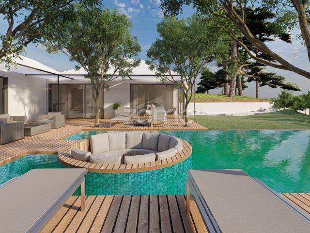 Terreno com projeto turistico Moradia T4 piscina