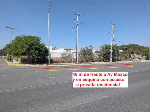 Terreno comercial Ave Mexico 1,412 m2