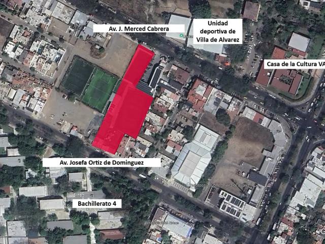 Terreno comercial con dos frentes, con Avenida J Merced Cabrera y Avenida Josefa Ortiz de Domínguez
