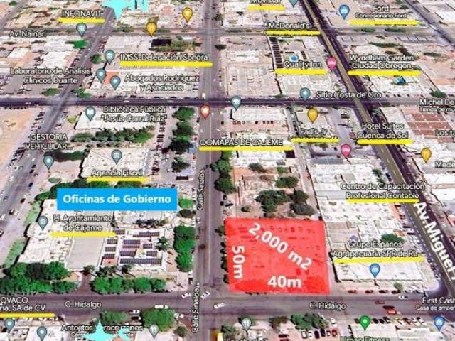 terreno comercial en venta ciudad obregón sonora cajeme centro