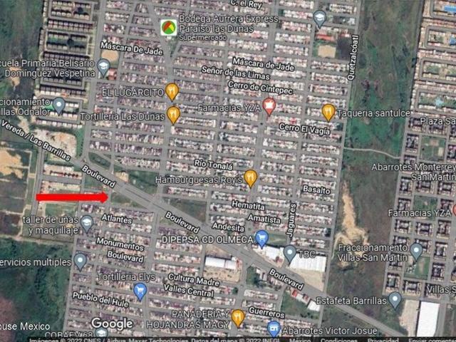 Terreno Comercial en Venta en Paraiso de las Dunas 26 2046