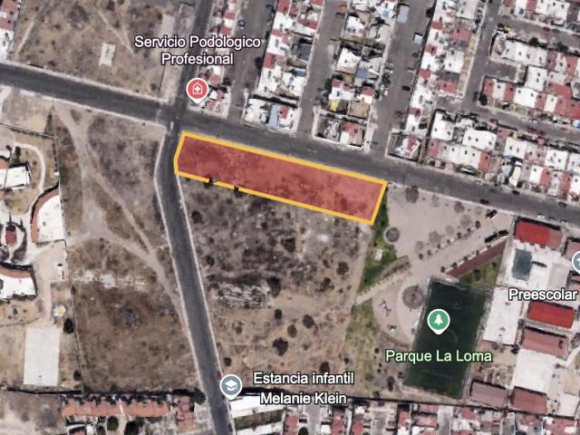 Terreno comercial en La Loma, Queretaro