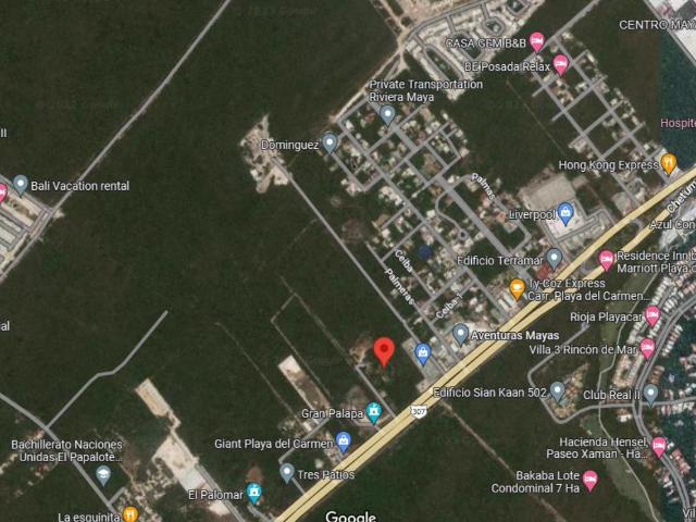 Terreno comercial en Playa del Carmen