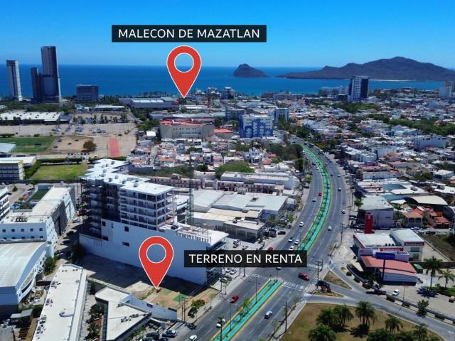 Terreno Comercial en renta en Av. Rafael Buelna Mazatl?n