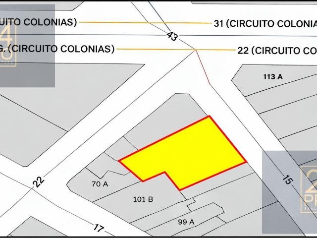 | Terreno comercial en renta en Colonia Yucat?n |