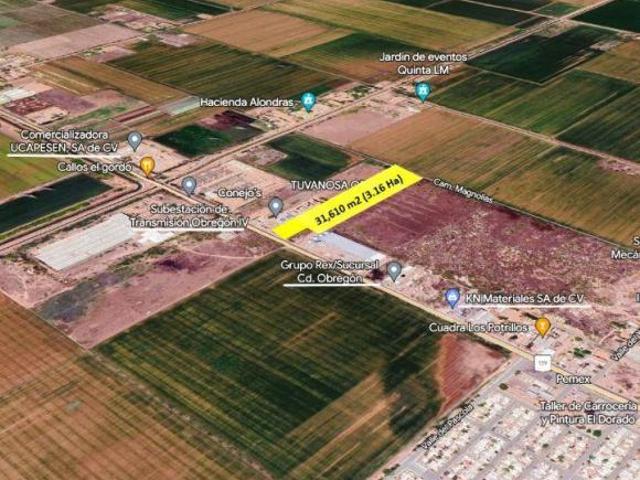 terreno comercial industrial en venta todo o en partes ciudad obregón sonora