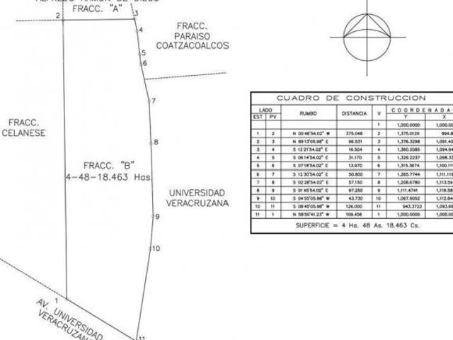 Terreno Comercial o Habitacional en Venta/Renta en Av. Universidad, Col. Santa Isabel, Coatzacoalc