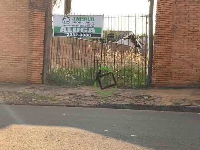 Terreno comercial para Locação em Araraquara/SP Jardim Botânico