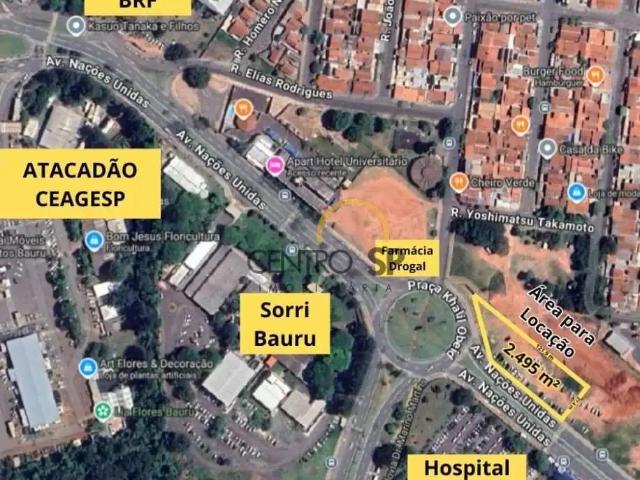 Terreno comercial para Locação em Bauru/SP Núcleo Residencial Presidente Geisel