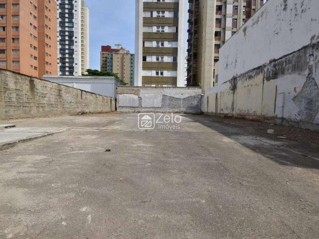 Terreno comercial para Locação em Campinas/SP Cambuí