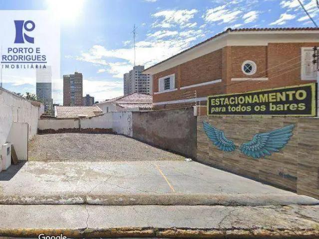 Terreno comercial para Locação em Campinas/SP Cambuí