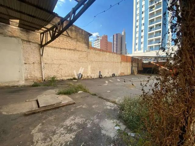 Terreno comercial para Locação em Campinas/SP Centro